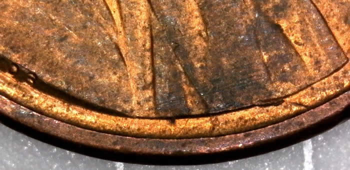 1987-P-Lincoln-Cent-With-Rim-To-Rim-Die-Crack